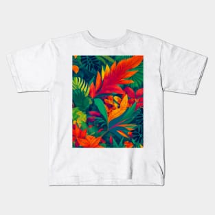 Tropical Leaves Kids T-Shirt
